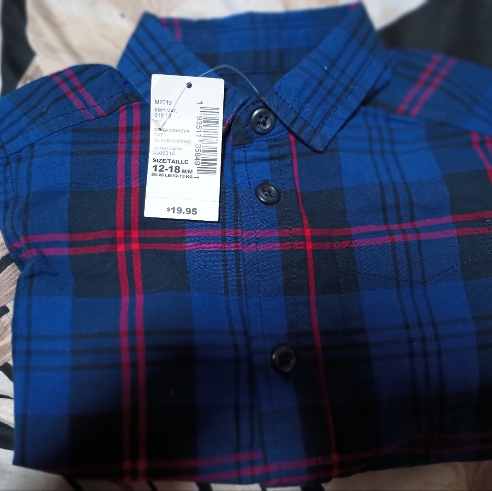 Baby Plaid Long Sleeve